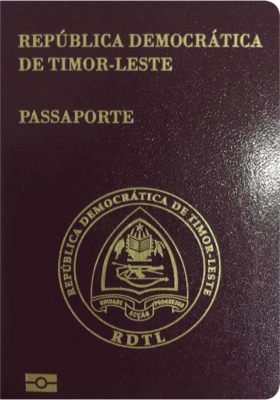 Passport of East Timor (Timor-Leste)