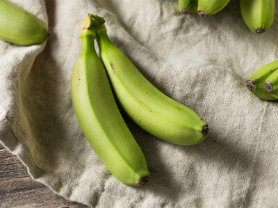 National Fruit of Saint Lucia -Green banana