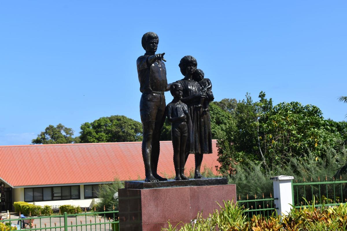 National monument of Vanuatu - Parliament Statue 