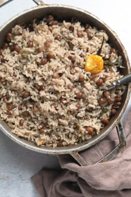 National Dish of Anguilla - Pigeon peas and rice
