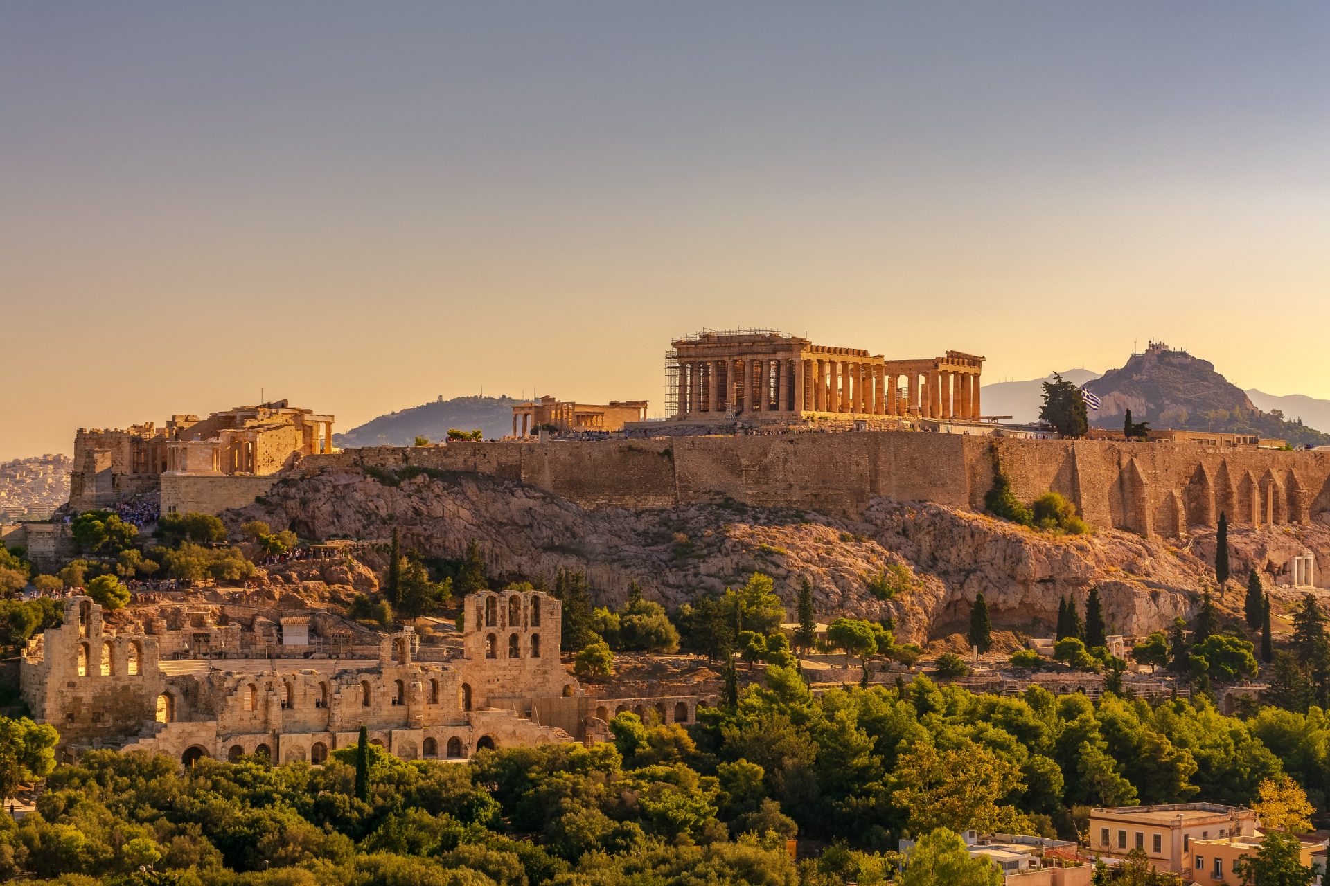 National monument of Greece - Acropolis of Athens