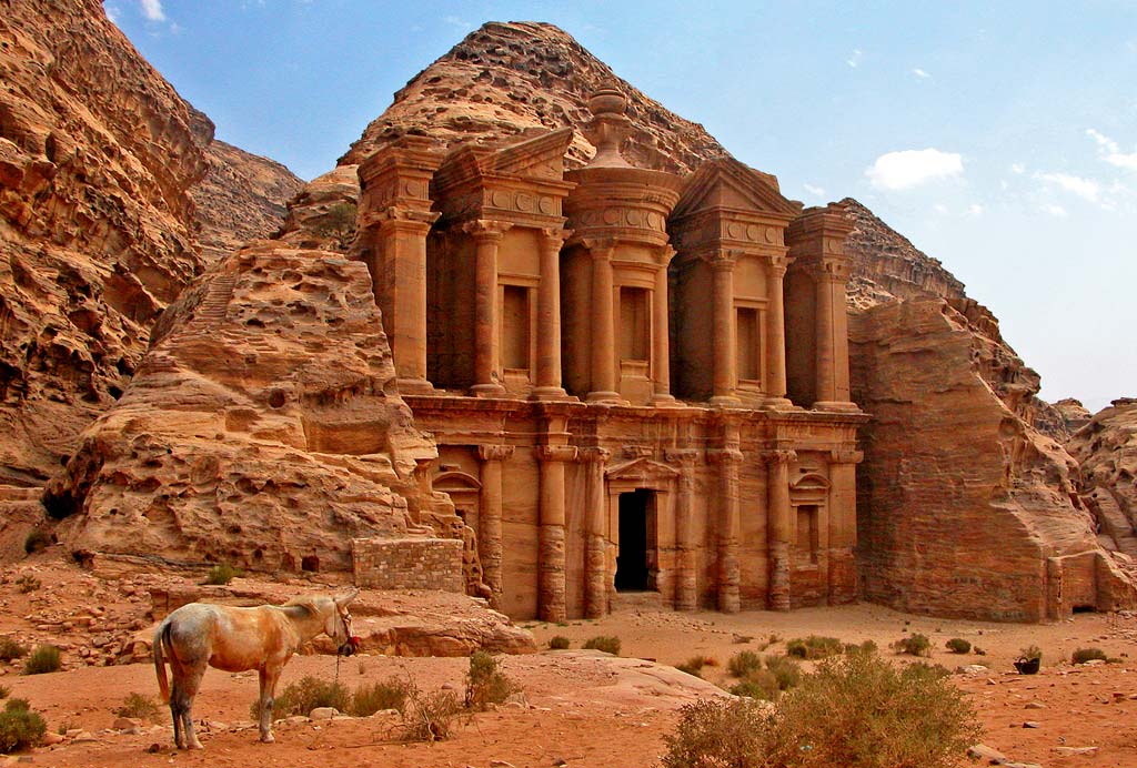 National monument of Jordan - Petra