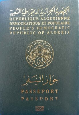 Passport of Algeria