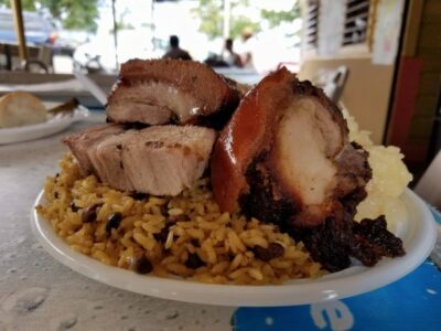 National Dish of Puerto Rico - Arroz con gandules y lechón
