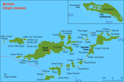 British Virgin Islands map image