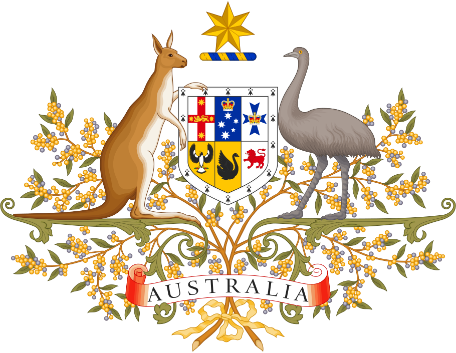 National Emblem Coat Of Arms Of Australia Symbol Hunt