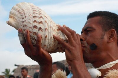 National instrument of Solomon Islands - Conch shell