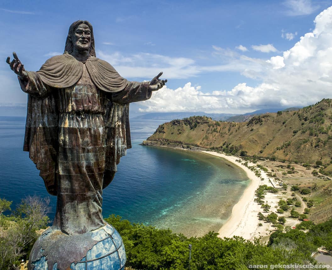 National monument of East Timor (Timor-Leste) - Cristo Rei of Dili