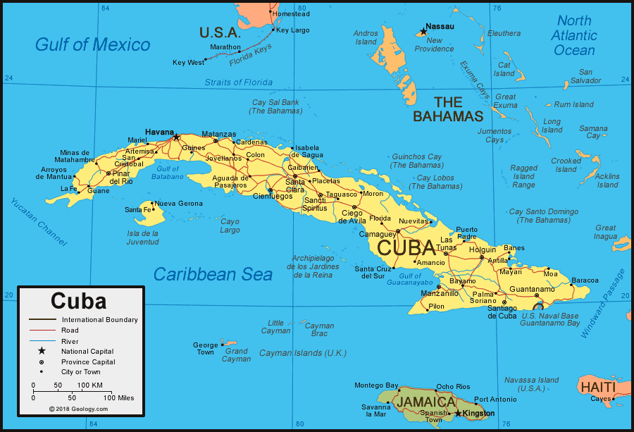 Cuba map image