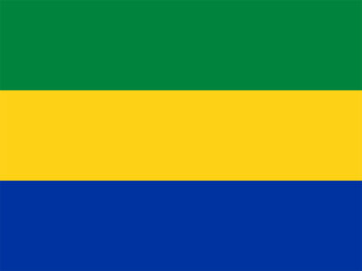 National flag of Gabon
