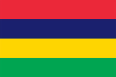 National flag of Mauritius
