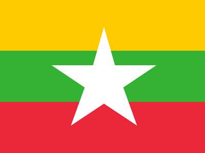 National flag of Myanmar (Burma)