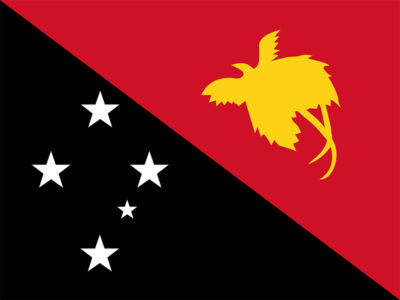National flag of Papua New Guinea