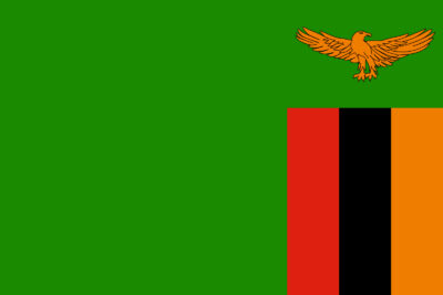 National flag of Zambia