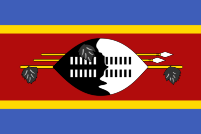 National flag of Eswatini (Swaziland)