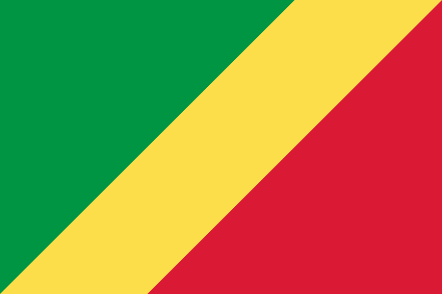 National flag of Republic of Congo