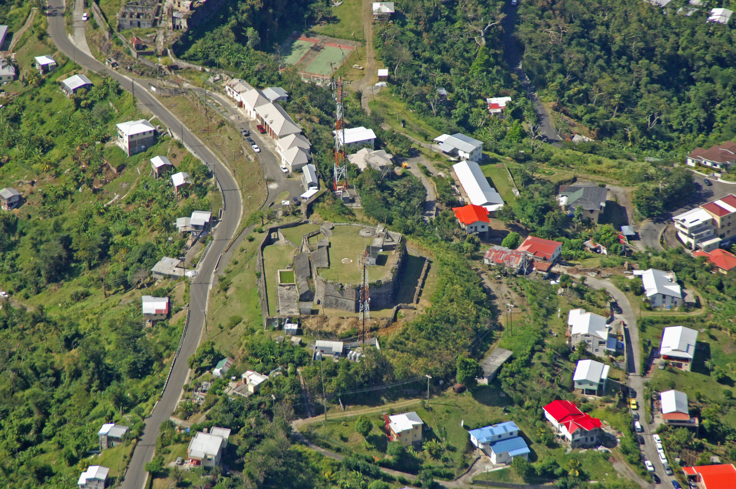 National monument of Grenada - Fort Frederick