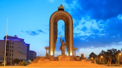 National monument of Tajikistan - Ismoili Somoni Monument