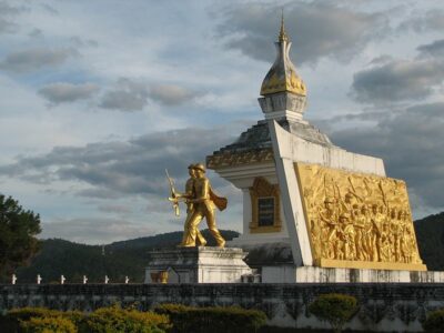 National mausoleum of Laos
