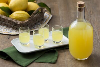 National drink of Italy - Limoncello