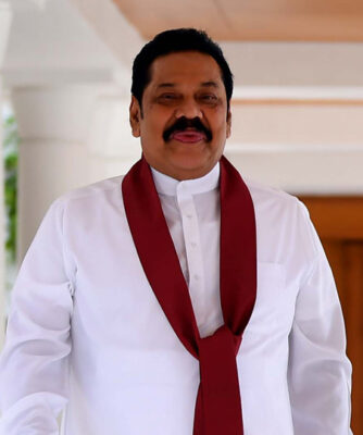 Prime minister of Sri Lanka - Mahinda Rajapaksa