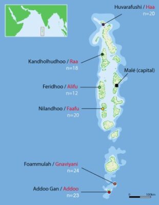 Maldives map image