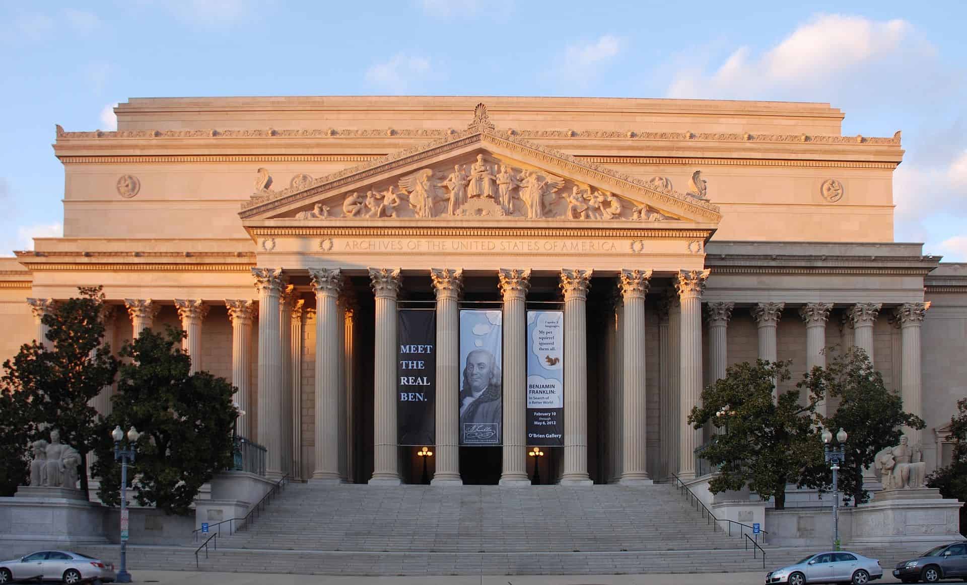 National archives of United States of America