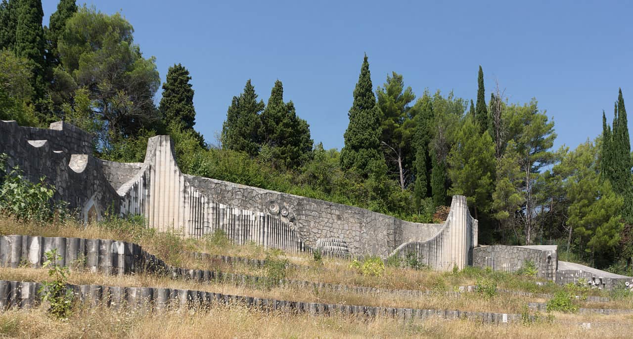 National mausoleum of Bosnia and Herzegovina - Partisan Memorial Cemetery in Mostar