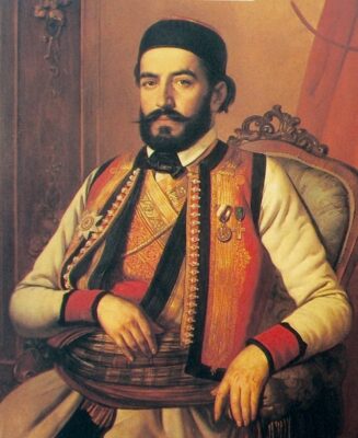 National hero of Montenegro - Petar II Petrović Njegoš