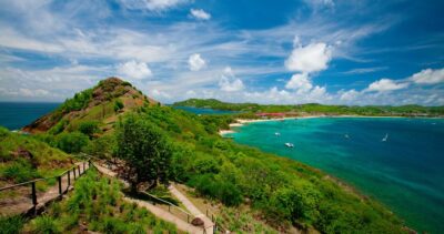 National monument of St Lucia - Pigeon Island National Landmark