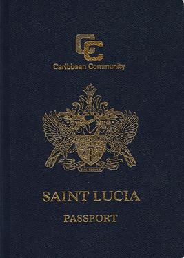 Passport of St Lucia