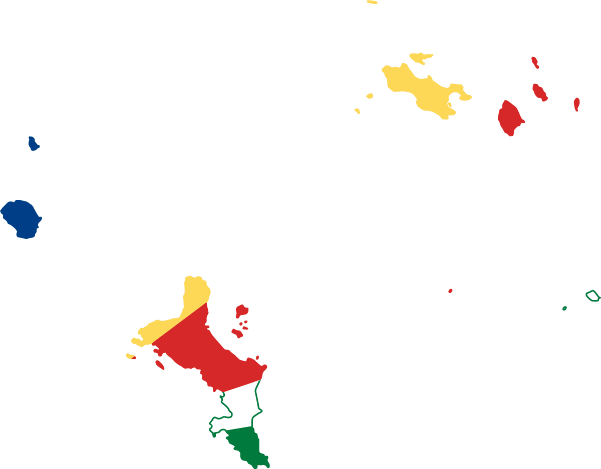 Flag map of Seychelles
