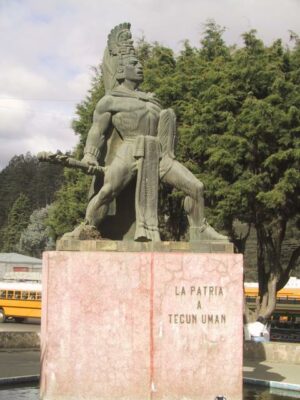 National hero of Guatemala - Tecun Uman