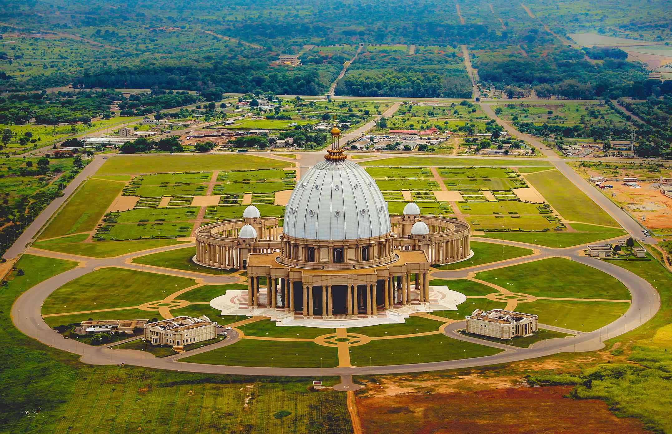 National monument of Cote d’Ivoire - The Basilica of Our Lady of Peace