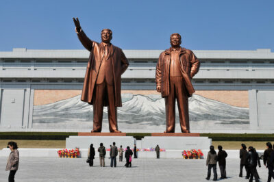 National monument of North Korea - The Mansudae Grand Monument