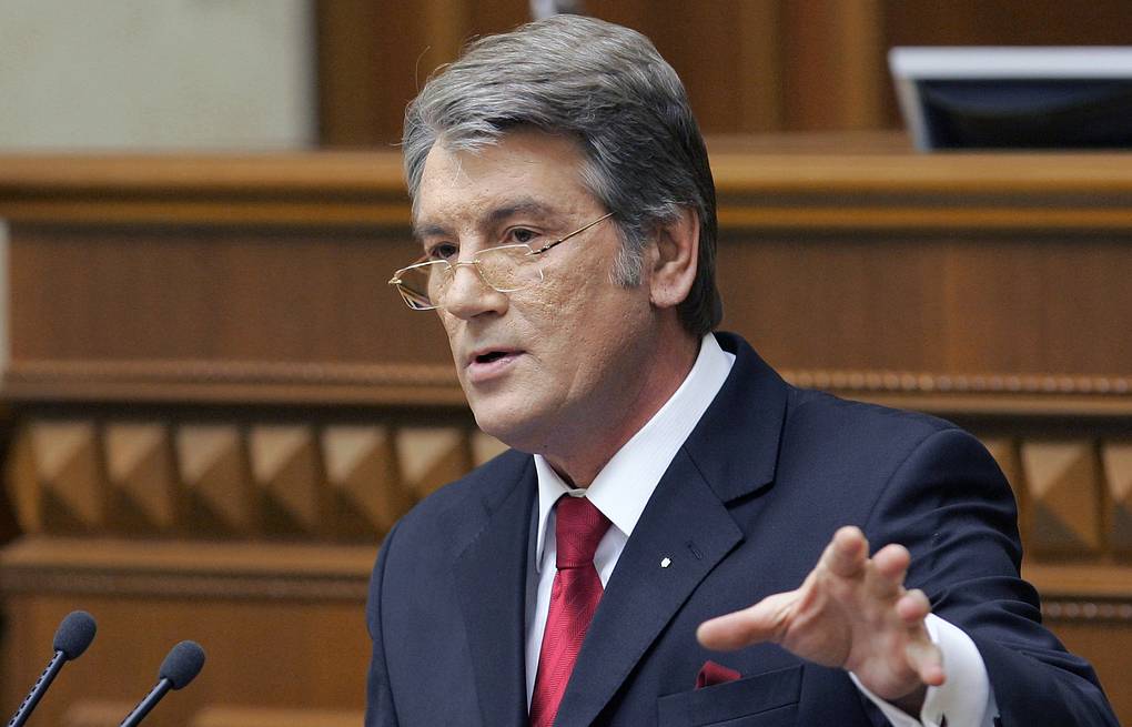 National hero of Ukraine - Viktor Yushchenko