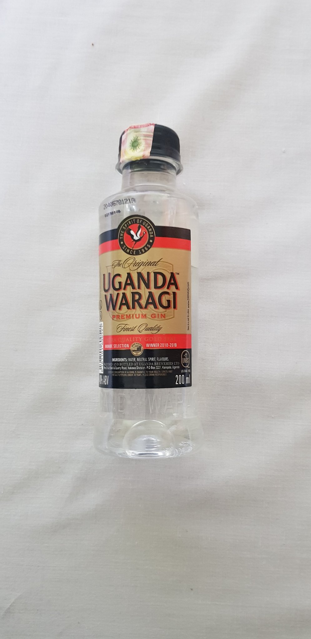 National drink of Uganda - Waragi
