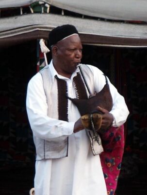 National instrument of Libya - Zokra a bagpipe, a flute made of bamboo, and a tambourine