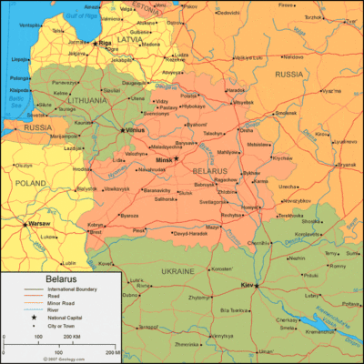 Belarus map image