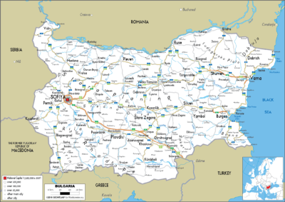 Bulgaria map image