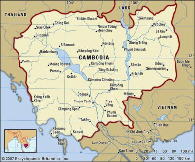 Cambodia map image