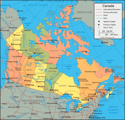 Canada map image