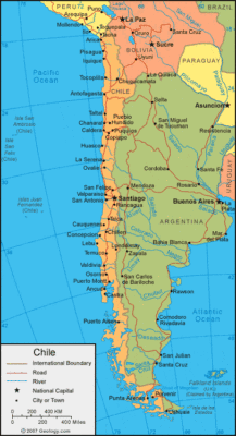 Chile map image