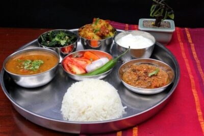 National Dish of Nepal - Dal Bhat