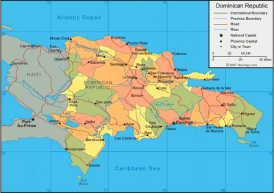 Dominican Republic map image
