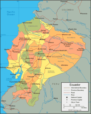 Ecuador map image