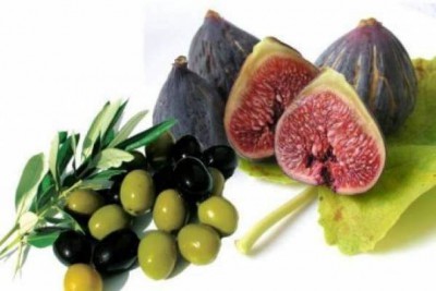 National Fruit of Jordan -Figs and Olives