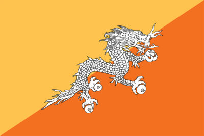 National flag of Bhutan