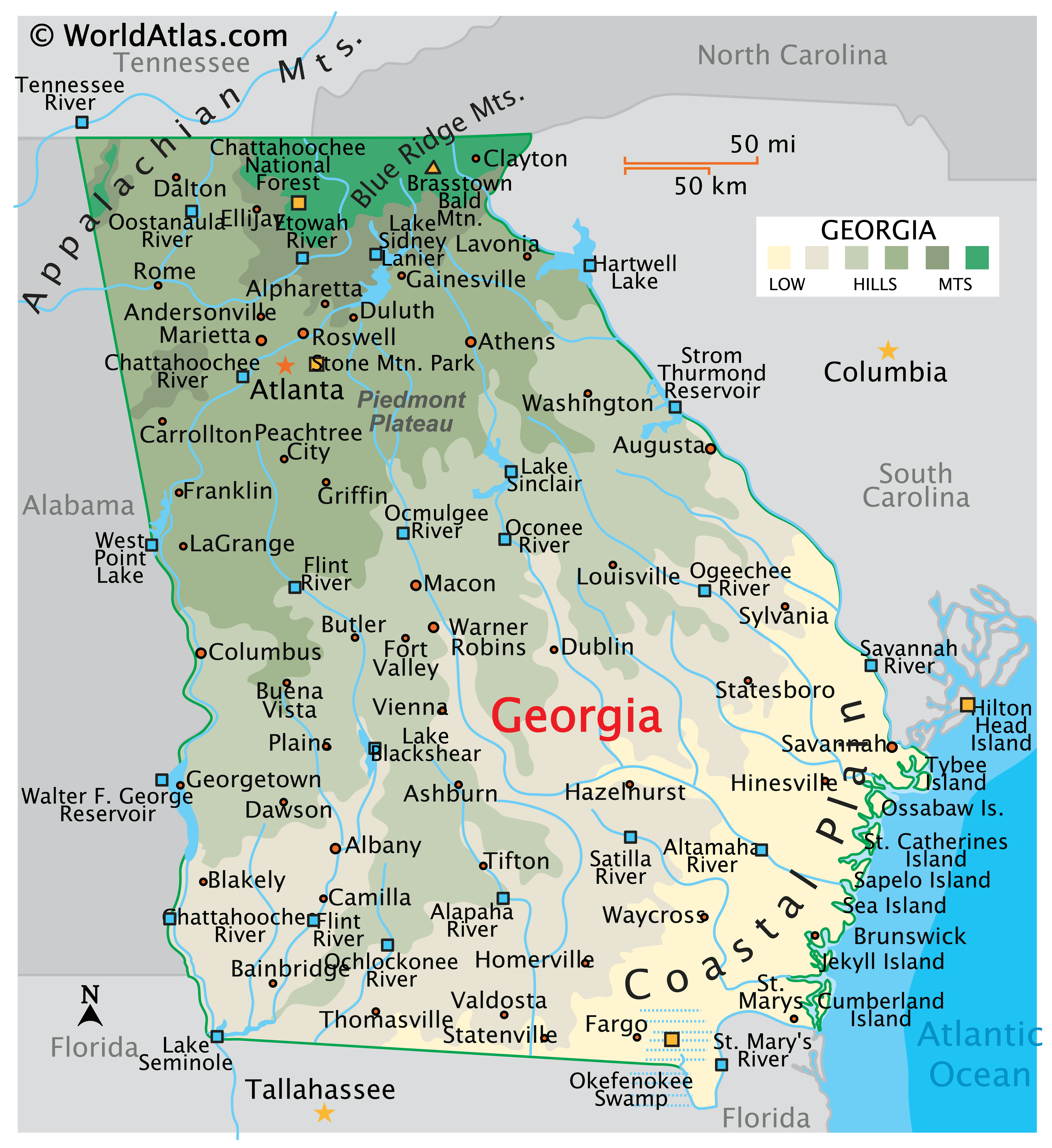 Georgia map image