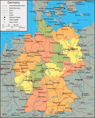 Germany map image